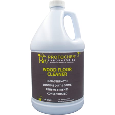 Protochem Laboratories Concentrated Wood Floor Cleaner And Degreaser, 1 gal., EA1 PC-22WFC-1